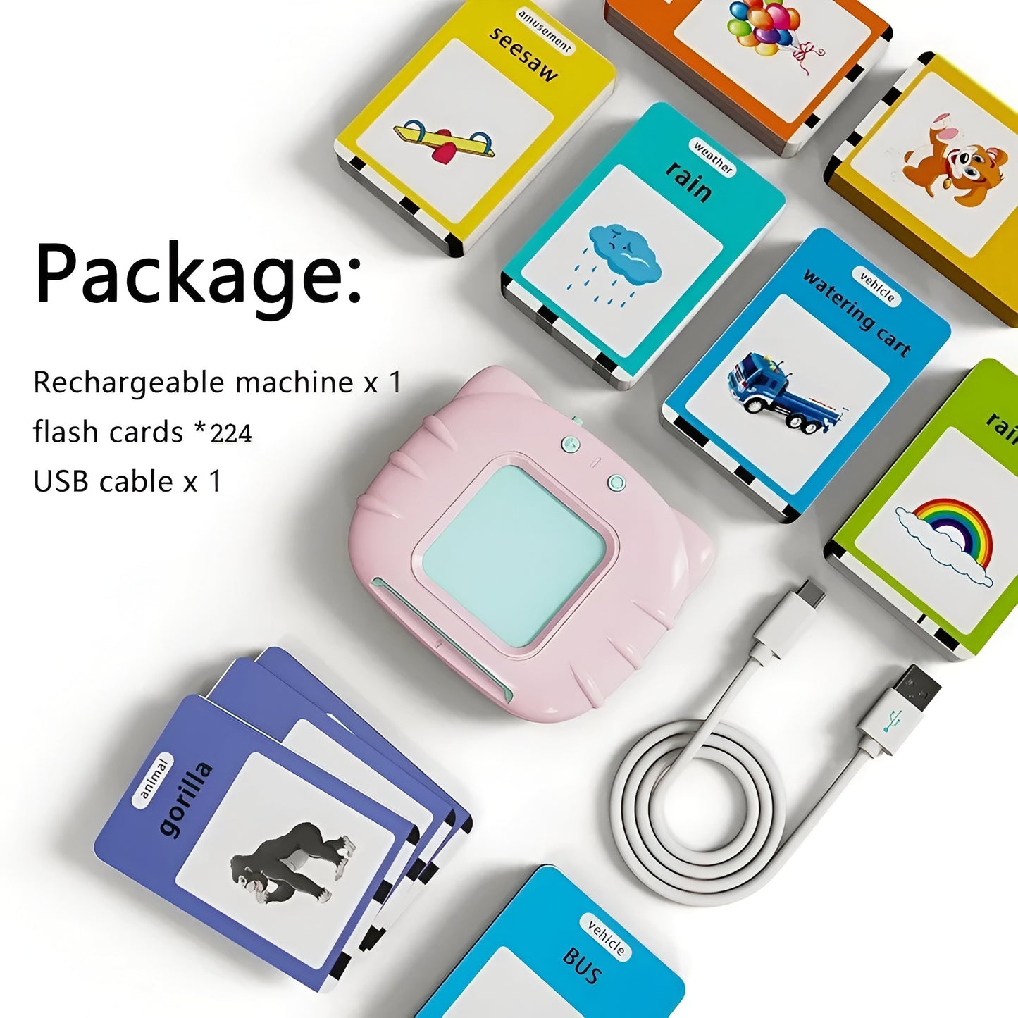 Talking Flash Cards Learning Toy for Kids